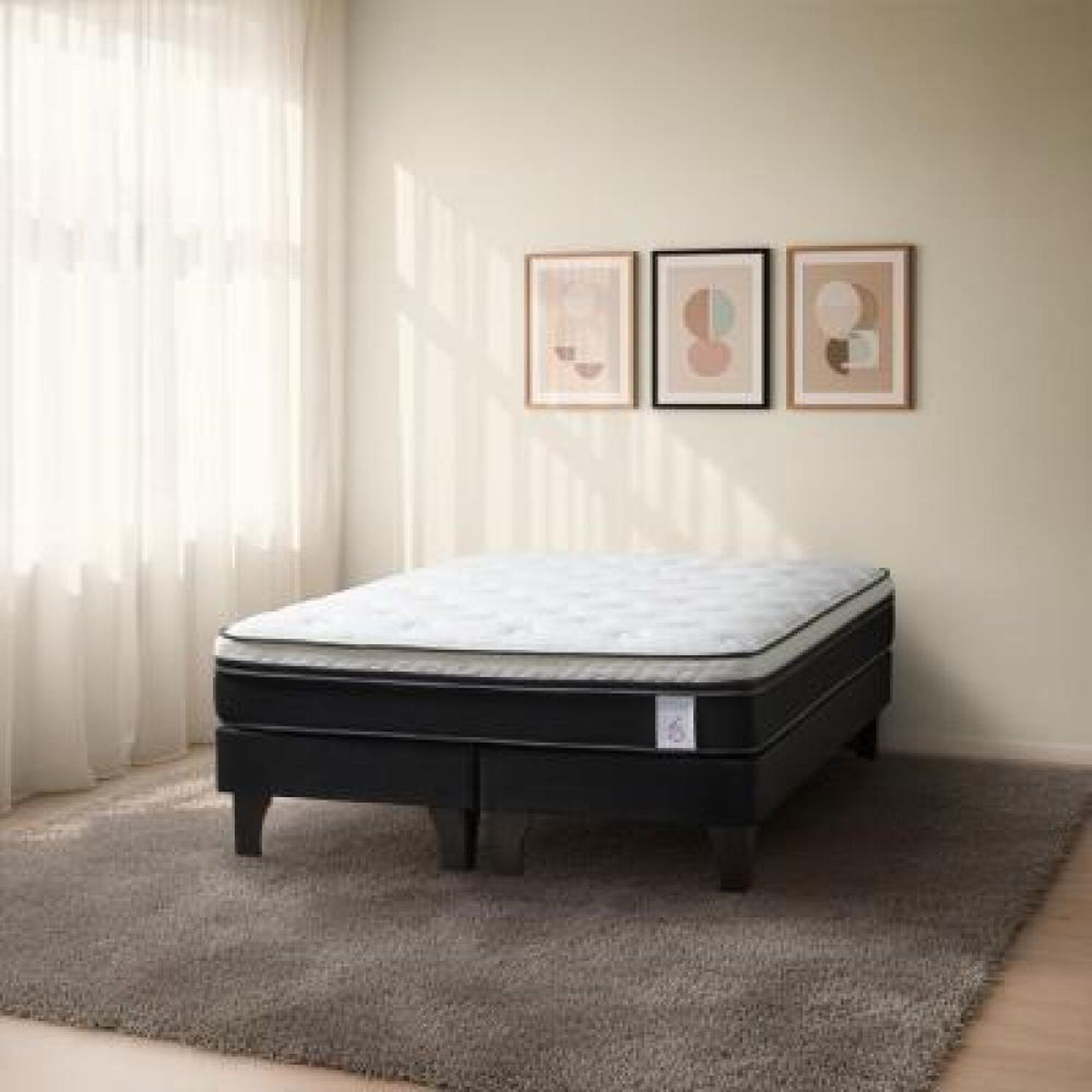 Cama Europea Rosen New Style 6 / King / Base Dividida image number 11.0