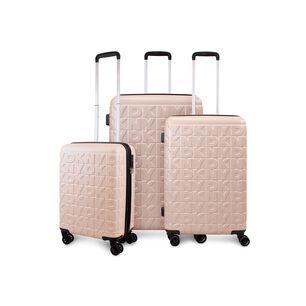 Set 3 Maletas Donna Karan Meghan Cabina Mediana Grande Rosada