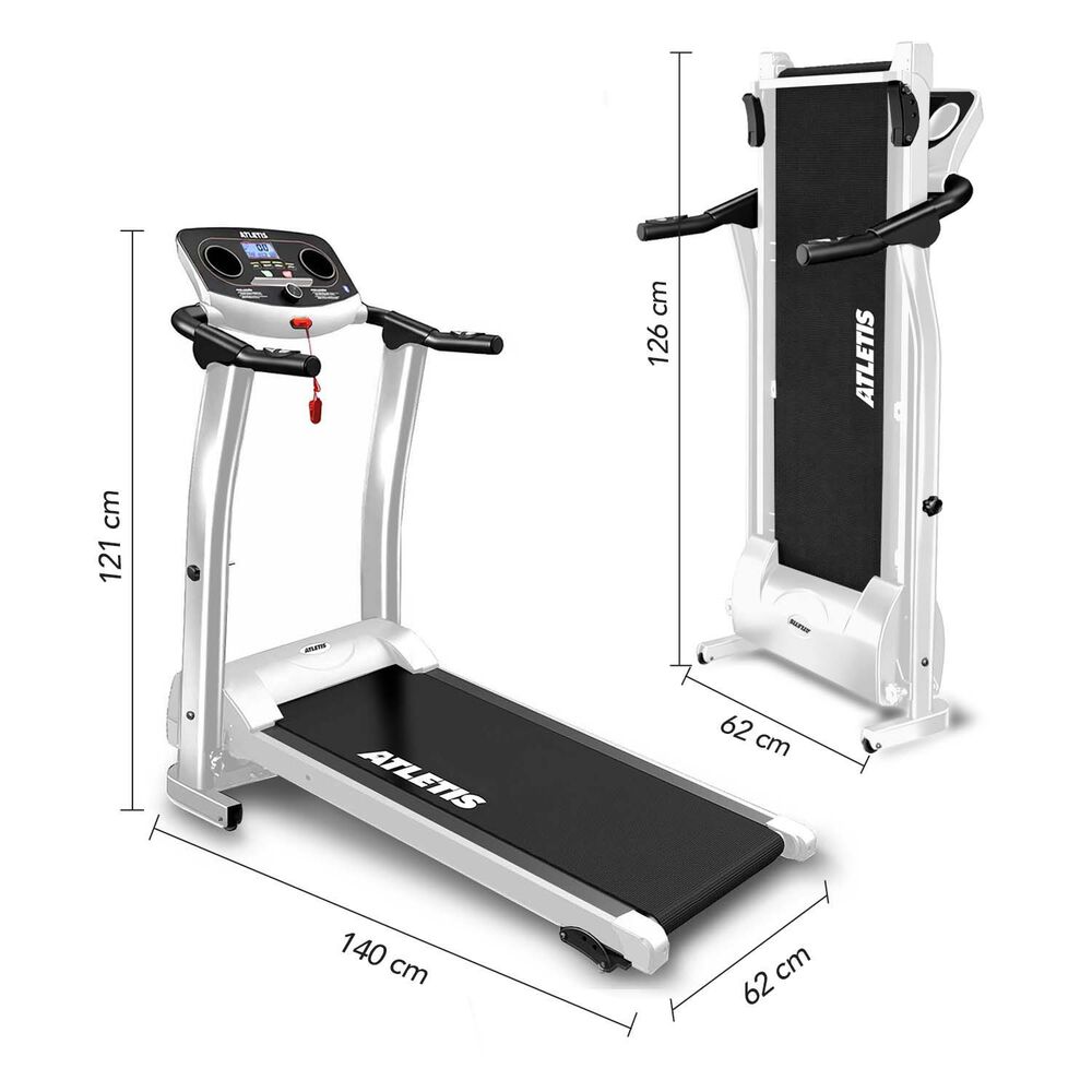 Trotadora M201 12 Km/h 1.5 Hp Blanca image number 7.0