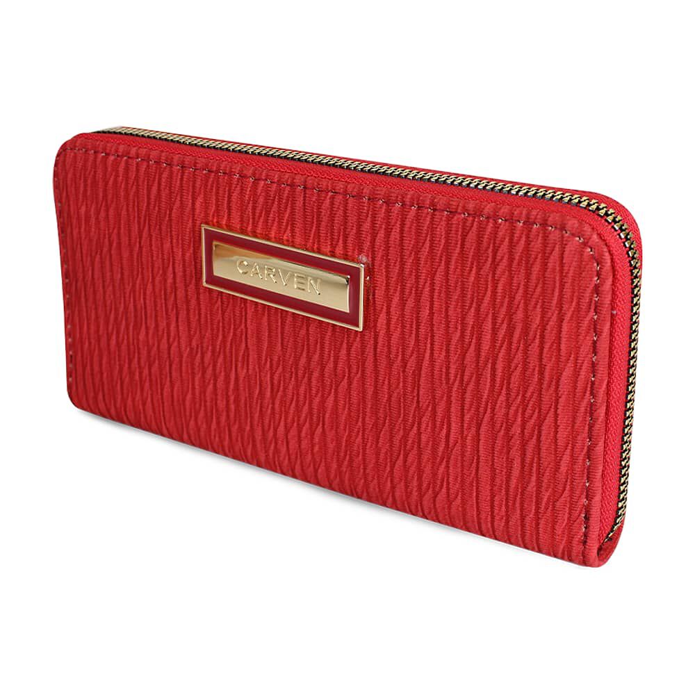 Billetera Mujer Abby Roja Carven image number 1.0