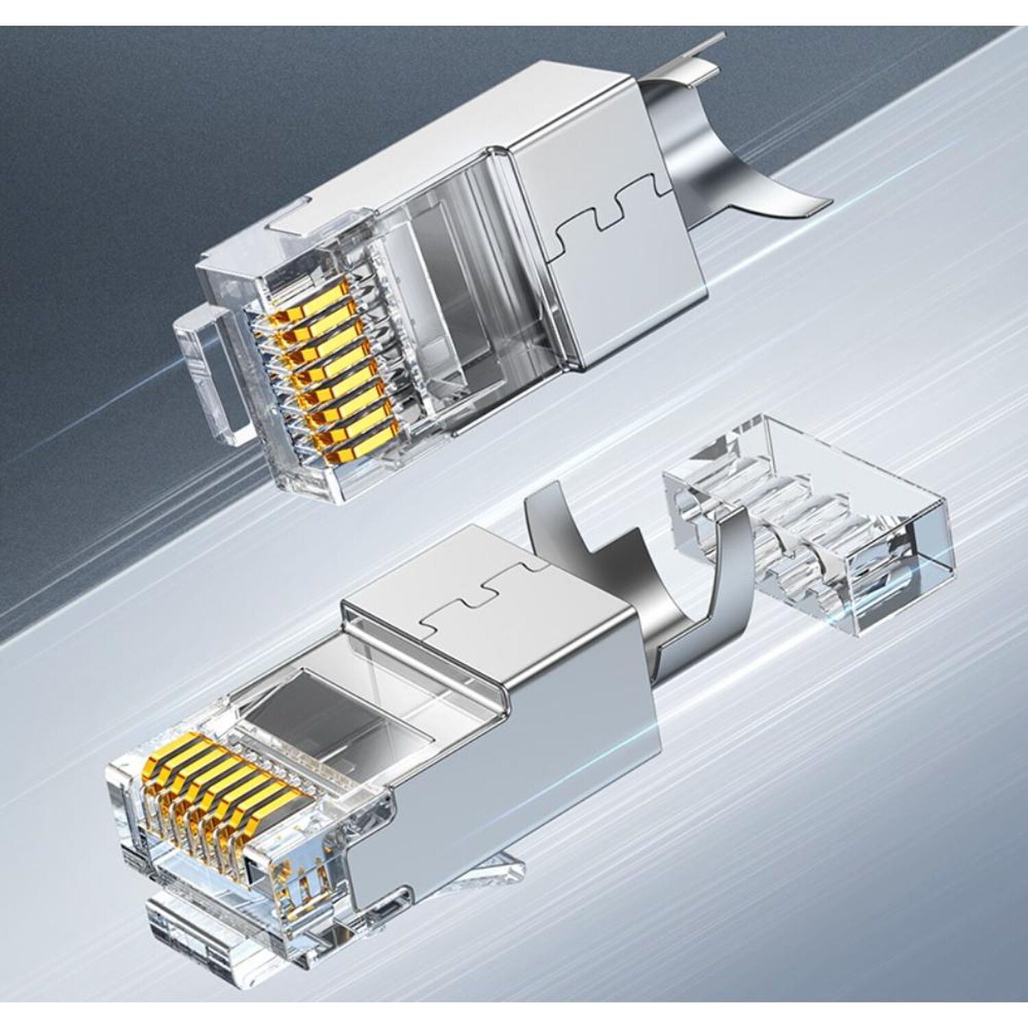 Conector Rj-45 Blindado 10un Cat7 Ugreen image number 0.0