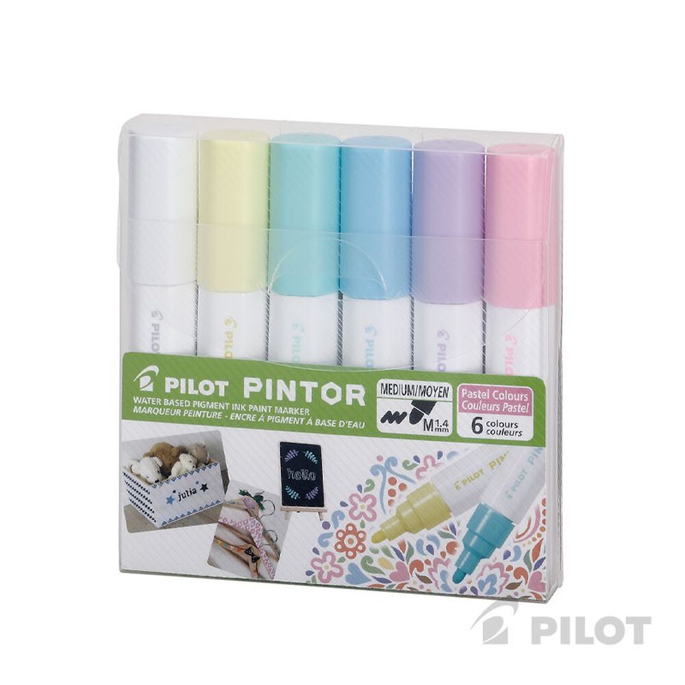 Set 6 Lápices Pintor Medio Colores Pasteles Qsize 90 image number 0.0