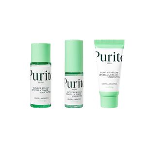 Mini Kit Viaje Centella 60ml Purito Wonder Releaf Sin Perfume