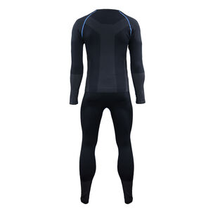 Conjunto Primera Capa Térmico Spandex Color Negro