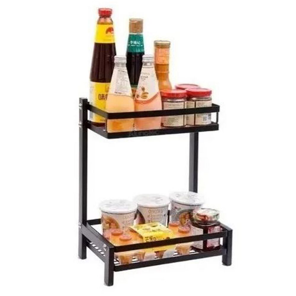 Organizador 2 Niveles Metálico Cocina Negro image number 3.0