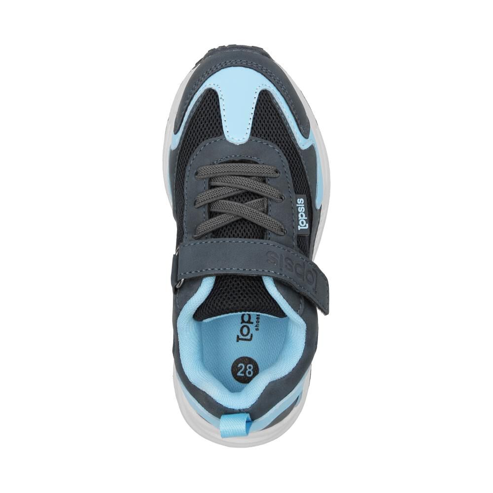 Zapatilla Infantil Niño Topsis Navy image number 4.0