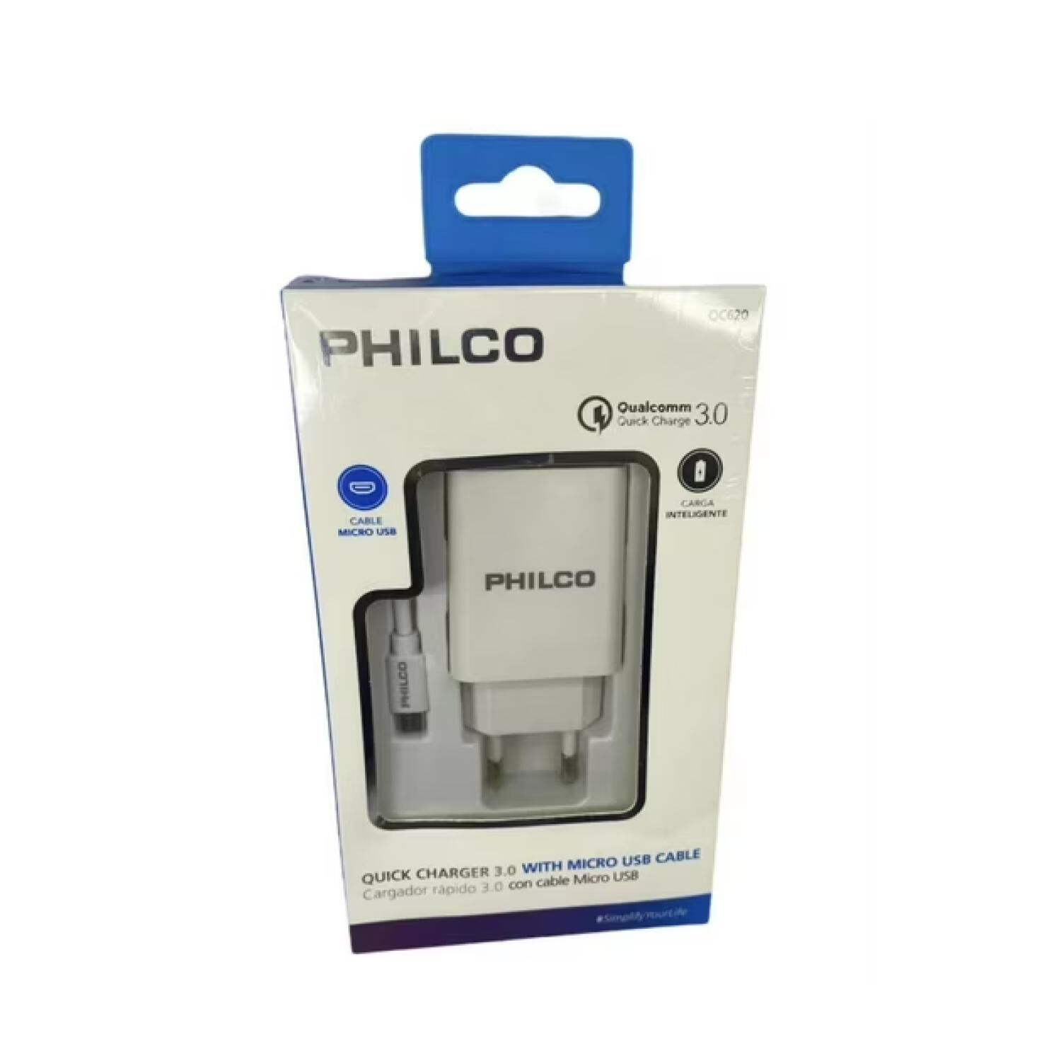 Cargador De Pared Usb Carga Rapida Micro Usb Qc620 image number 2.0