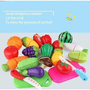 Juguete De Corte De Cocina De Frutas Y Verduras 29 Piezas