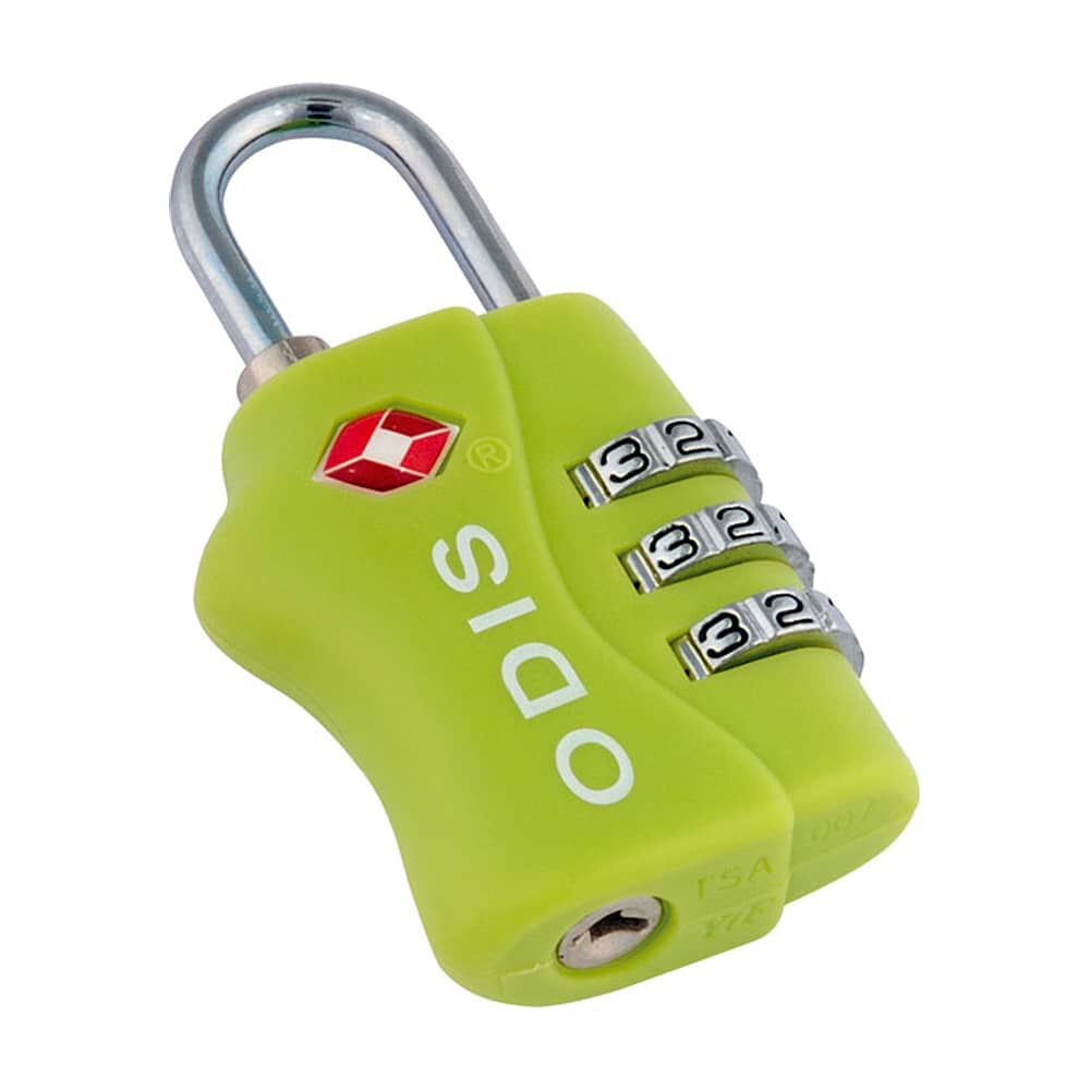 Candado Odis Tsa Maleta Viaje 33mm Con Clave - Verde image number 1.0