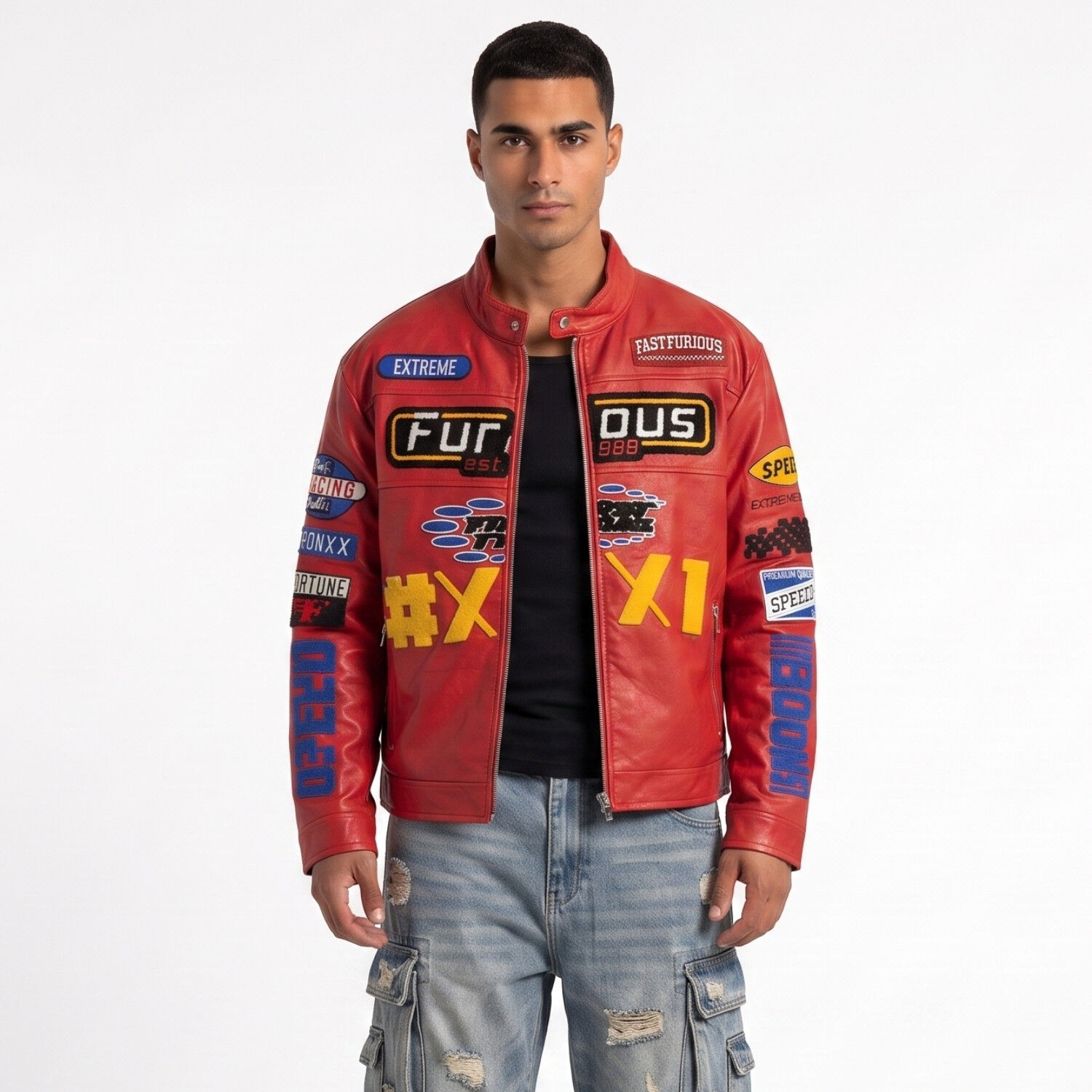 Chaqueta Ecocuero Soft Hombre Fast & Furious image number 0.0