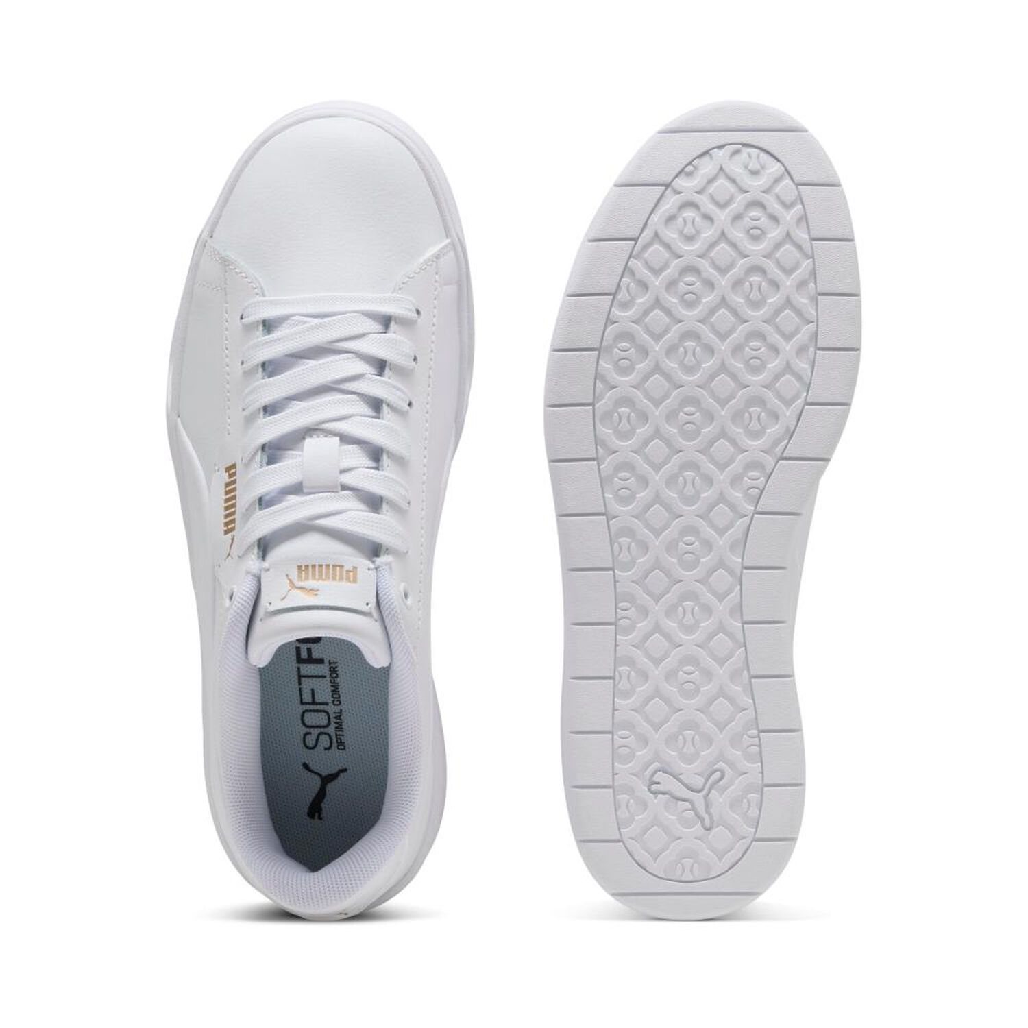 Zapatilla Urbana Mujer Puma Smash Belle Blanco image number 4.0