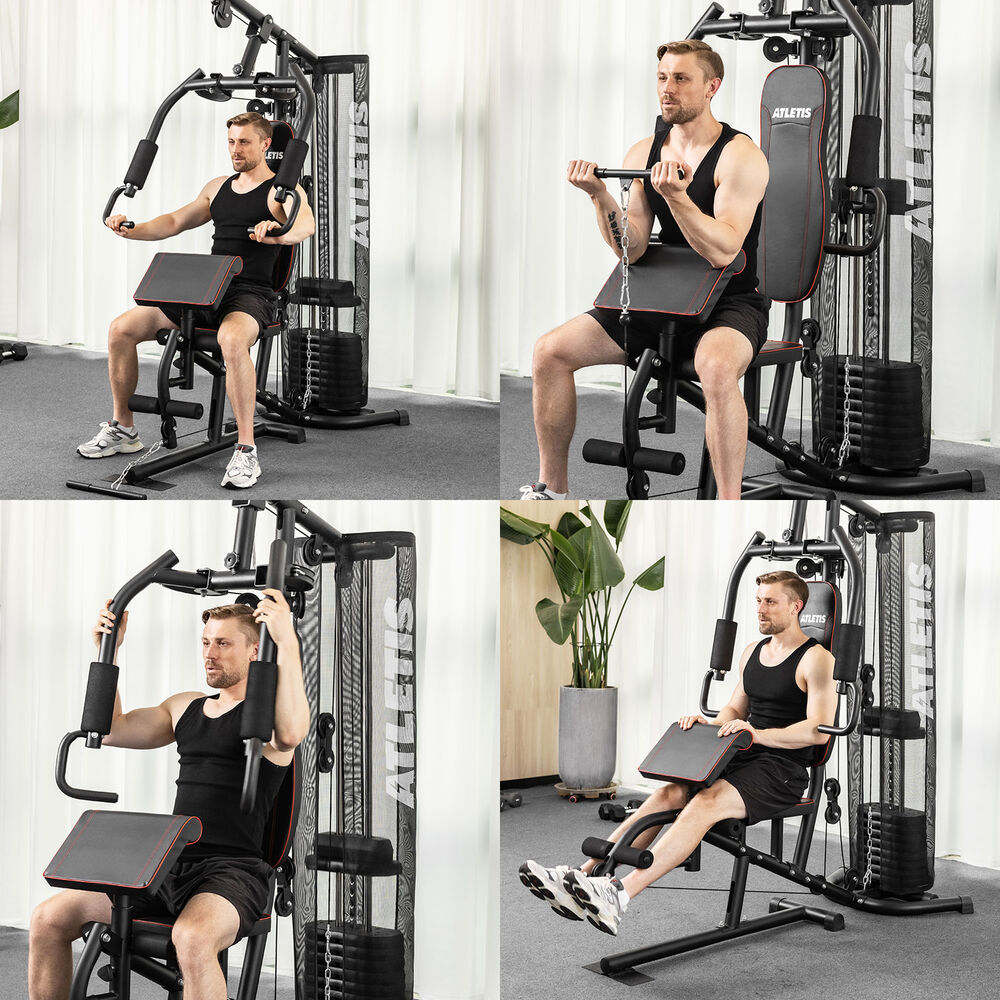 Home Gym Multifuncional Elite Atletis Tf-7080a Negro image number 7.0