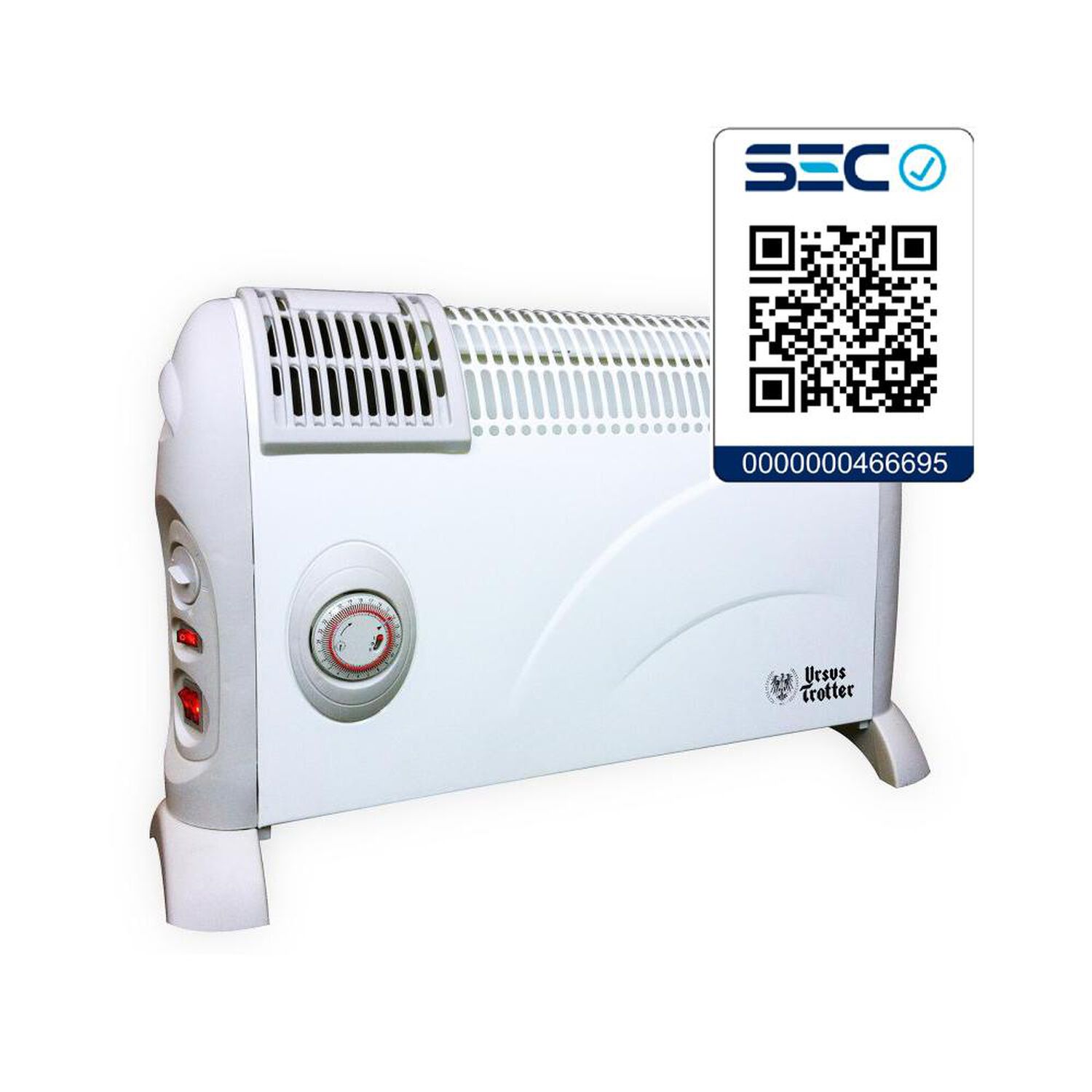 Convector El&eacute;ctrico Ursus Trotter N10 FT 2.0 KW image number 4.0