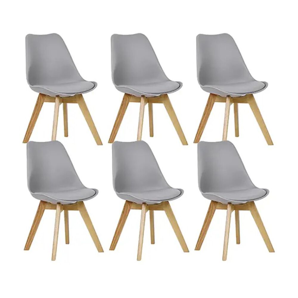 Juego De Comedor Medlock (140 X 90cm) + 6 Sillas Tulip image number 1.0
