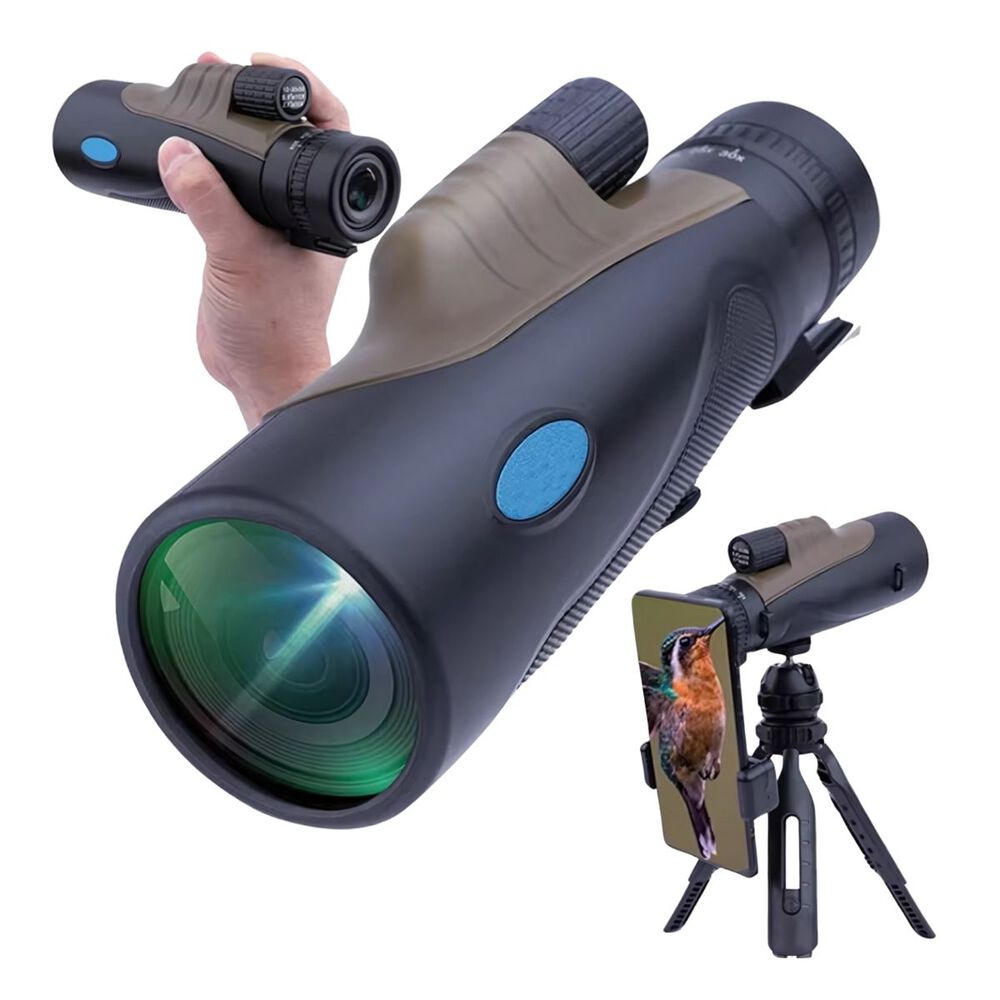 Telescopio Monocular Hd 50x Bak4 Impermeable Trípode image number 0.0
