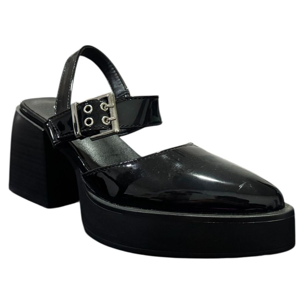 Zapato Para Mujer Taco Grueso Negro Danicolle image number 1.0