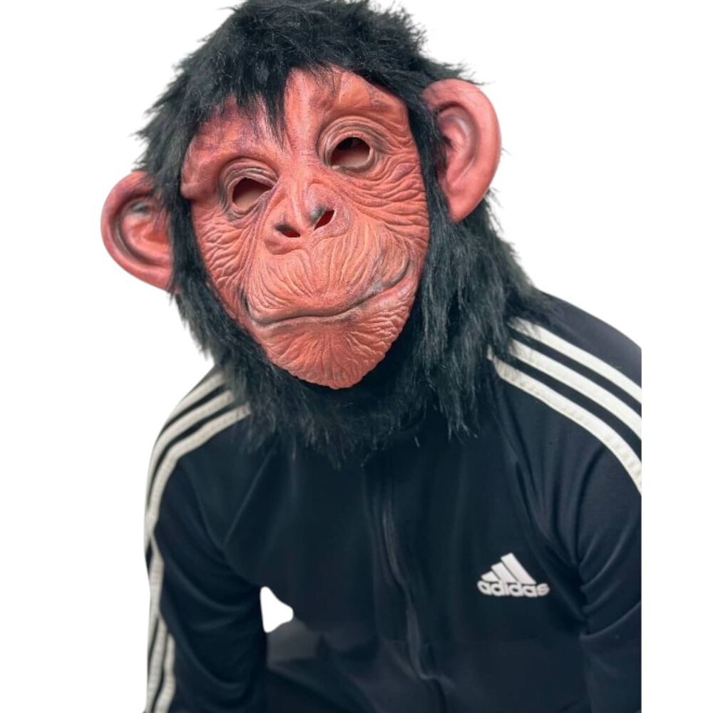 Mascara Mono Simio Animal Halloween image number 2.0