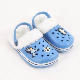 Zueco De Eva Ni&ntilde;o Chiporro Pins F&uacute;tbol Azul Bluey