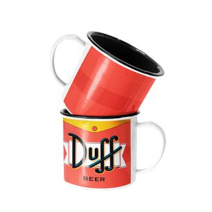 Taza Enlozada Lechera Cerveza Duff Los Simpsons