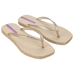 Sandalia Mujer Beige Edge Maxiglow Ipanema
