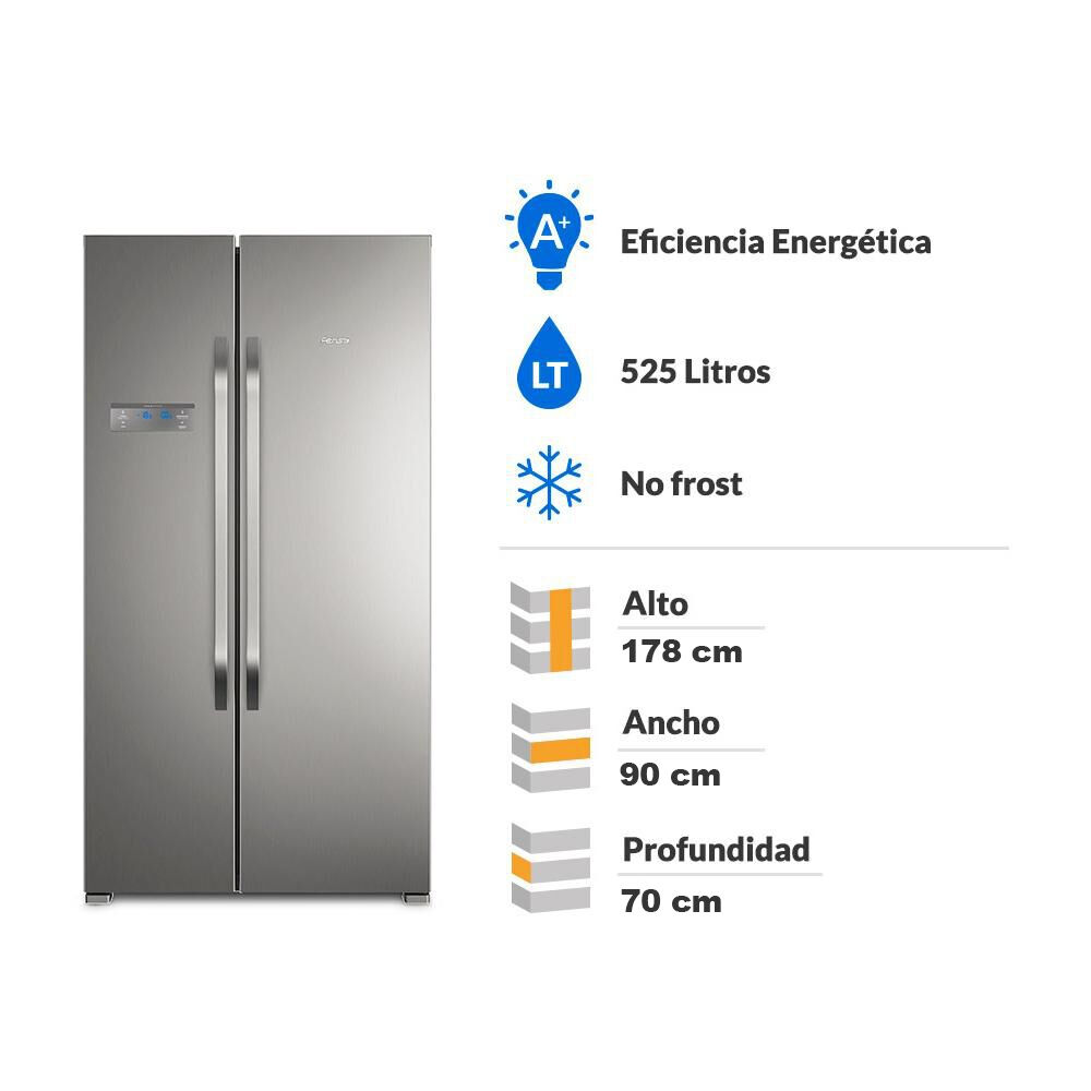 Refrigerador Side By Side Fensa SFX500 /  No Frost / 525 Litros / A+ image number 1.0