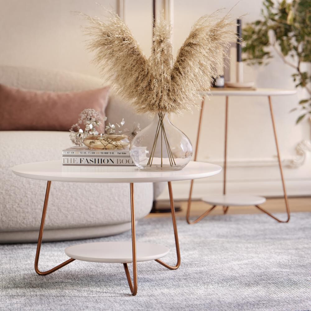 Set De Mesa De Centro + Mesa Lateral Altavisi&oacute;n Liz image number 2.0