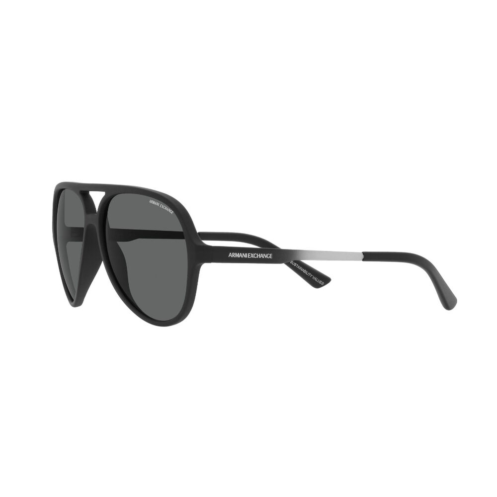 Lentes De Sol Matte Black Armani Exchange image number 2.0