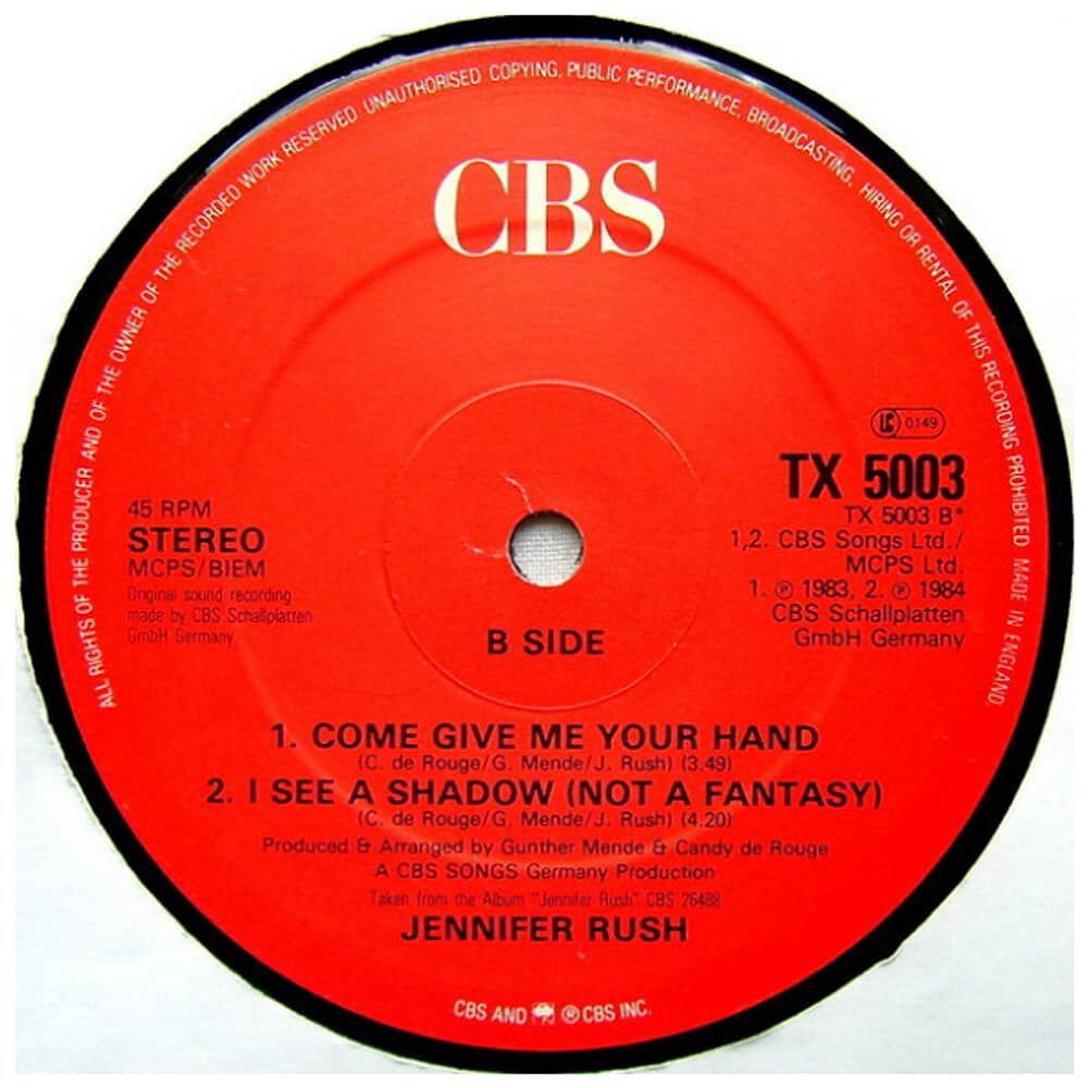 Jennifer Rush - The Power Of Love (extended Remix) | 12" Maxi Single Usado image number 3.0