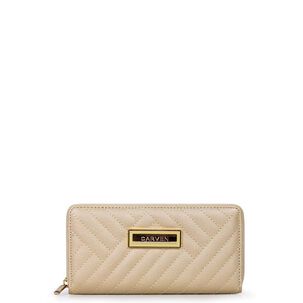 Billetera De Mujer Ava Beige Carven