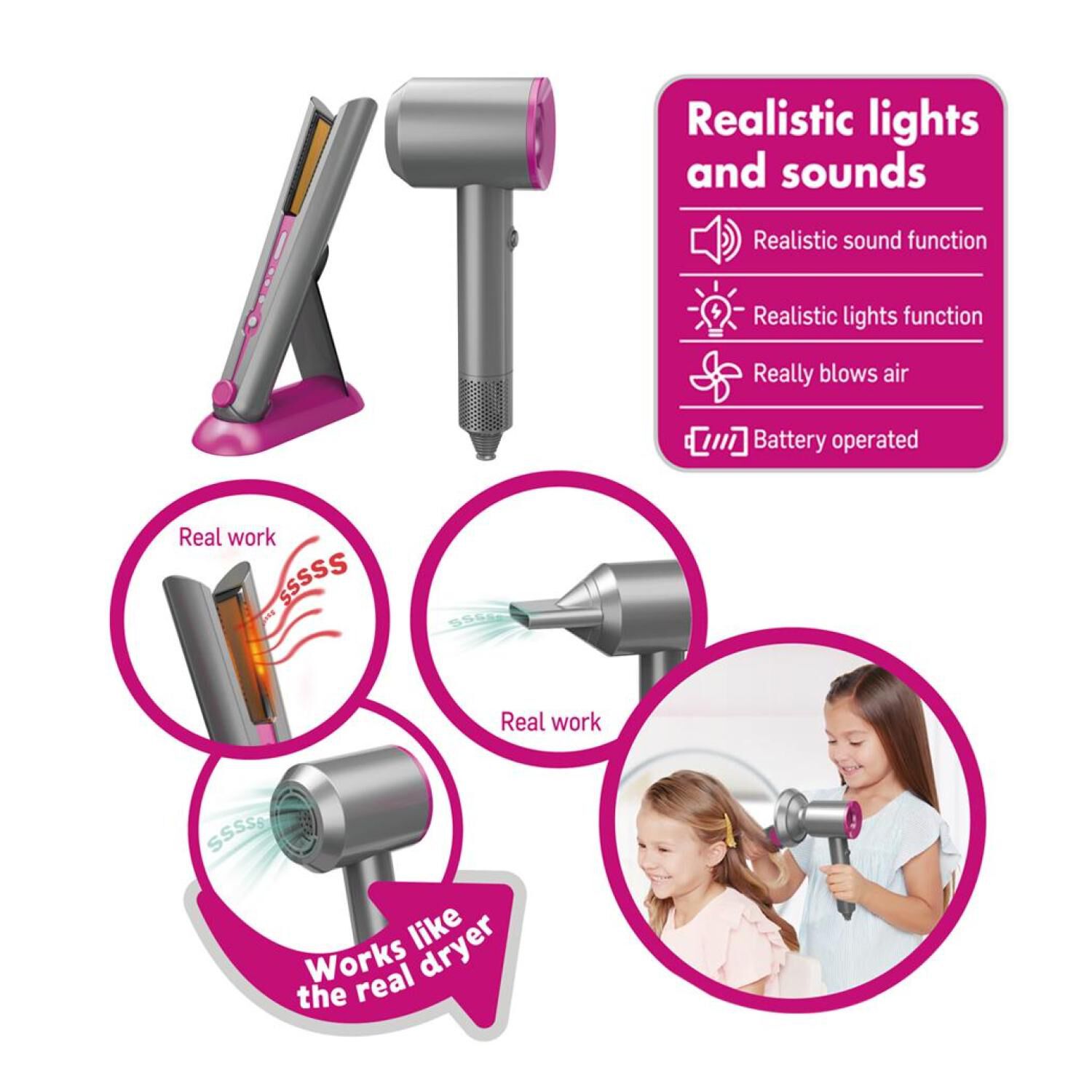 Juguete Set Salon De Belleza 7pzas Con Luces Y Sonidos Infantil image number 1.0