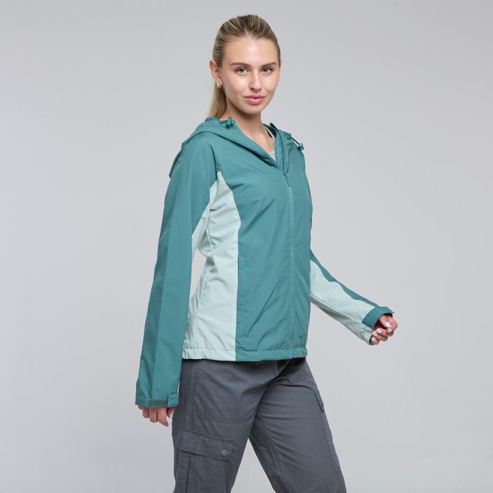 Chaqueta Deportiva Boque Color Cuello Alto Con Capucha Mujer Wetland image number 2.0