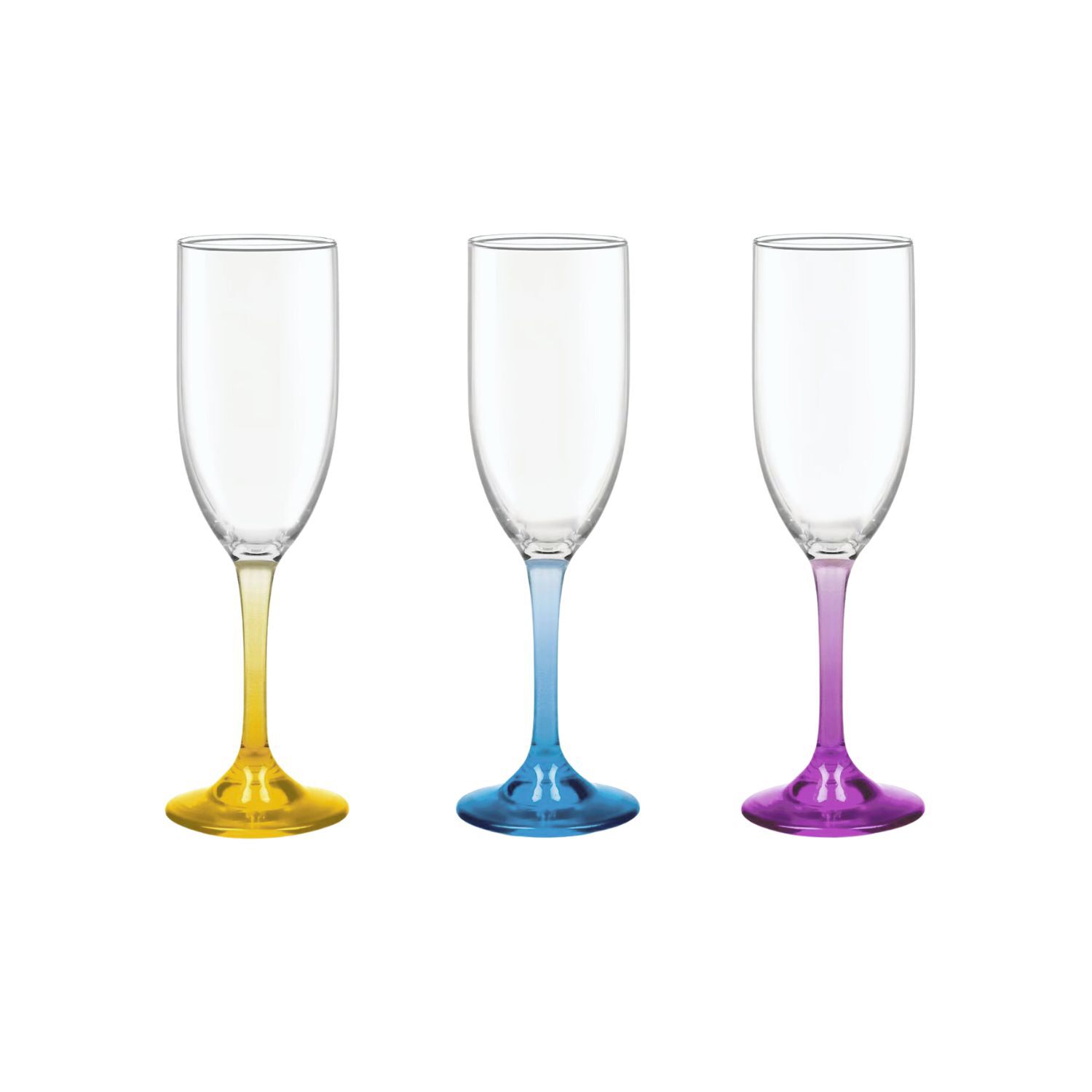 Display 6 Copas Champagne 176cc Flute Versalles Pie Color image number 1.0