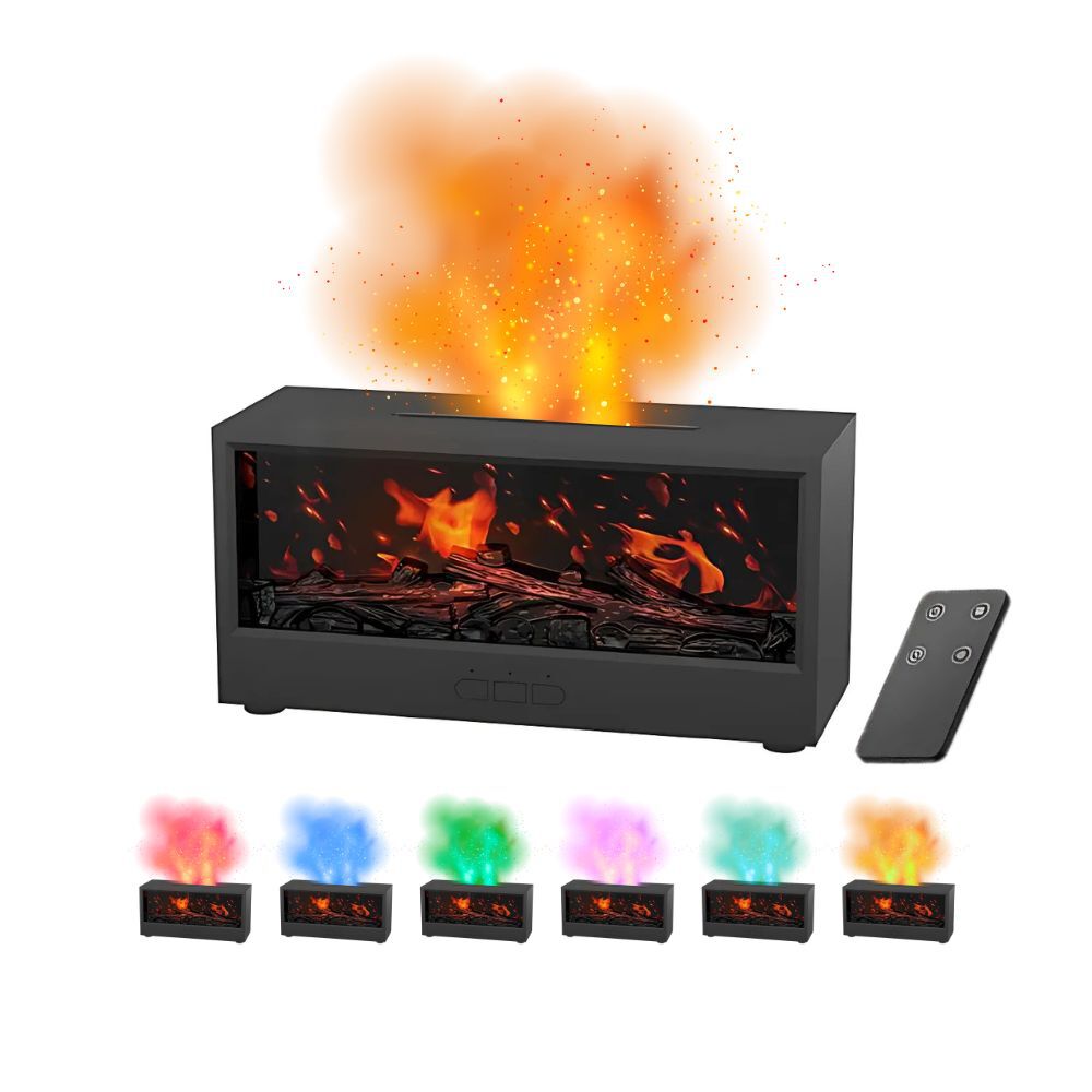 Humidificador Estilo Chimenea Aromaterapia Usb Recargable image number 0.0