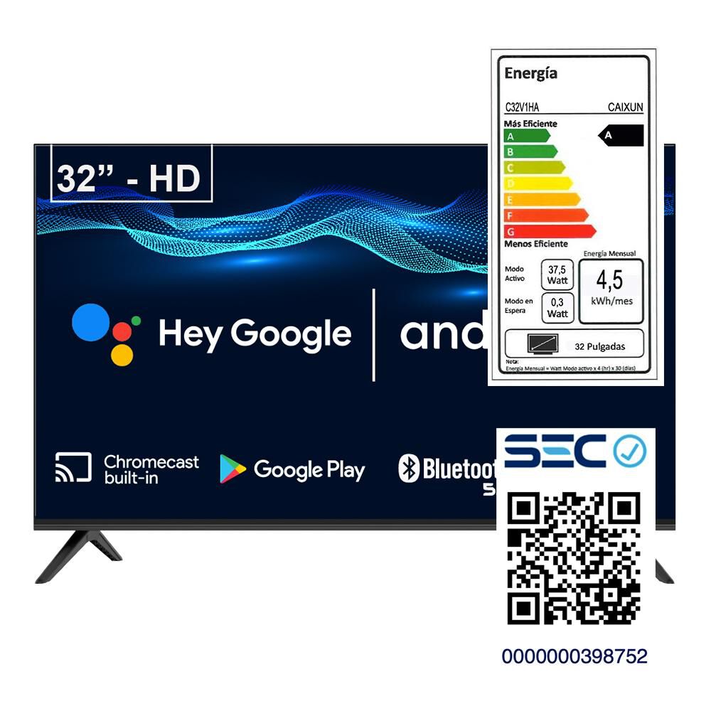Led Caixun C32V1HA / 32 " / HD / Smart Tv