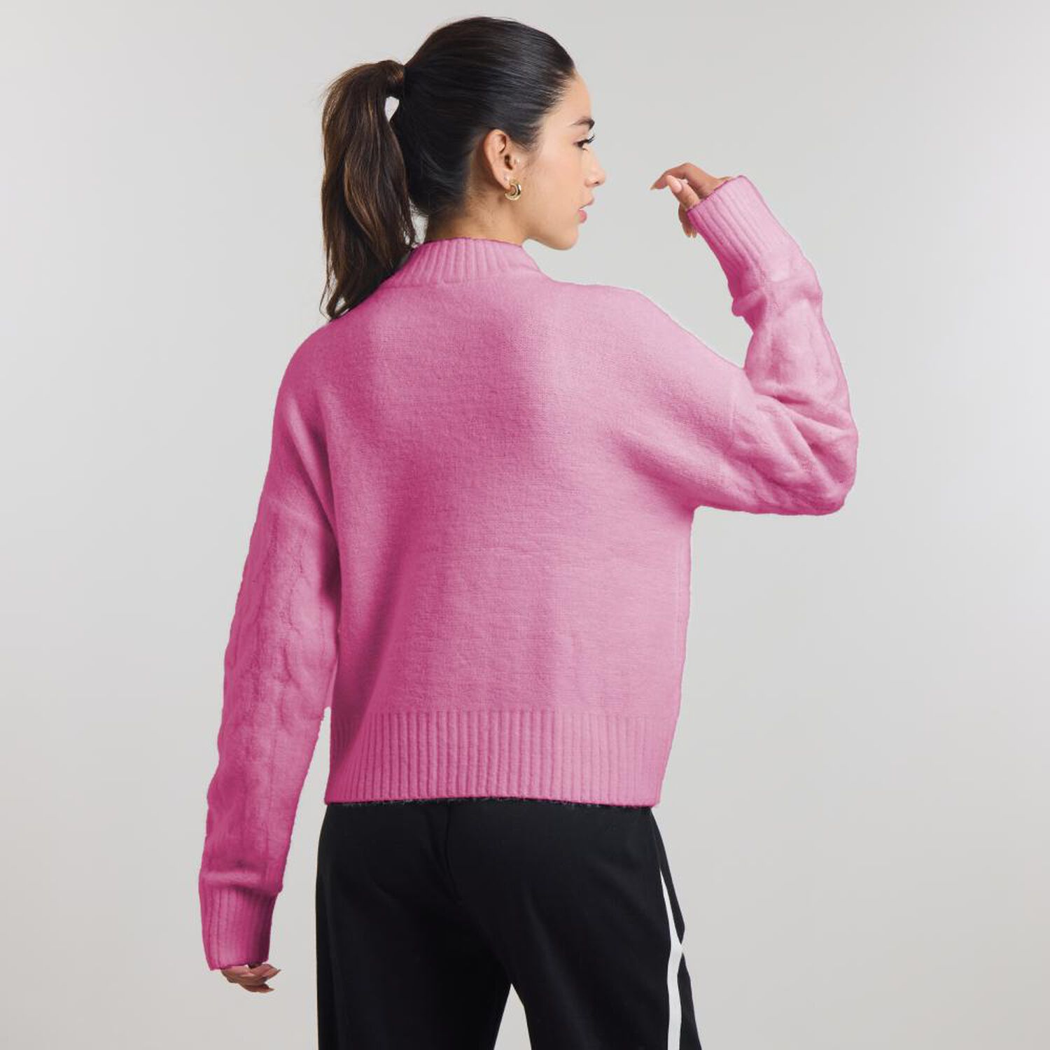 Sweater Regular Manga Larga Cuello Alto Mujer Freedom image number 1.0