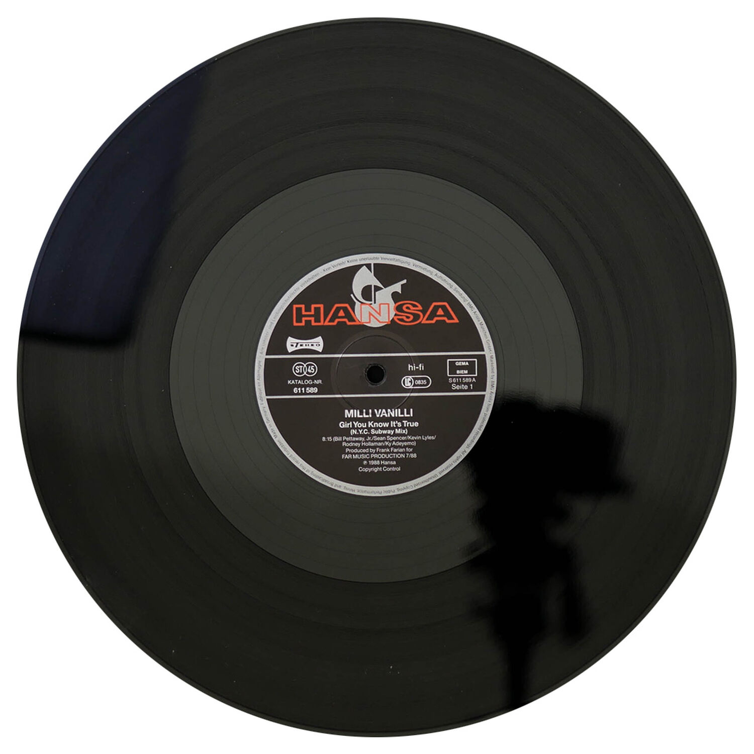 Milli Vanilli - Girl You Know It's True | 12" Maxi Single Usado image number 2.0