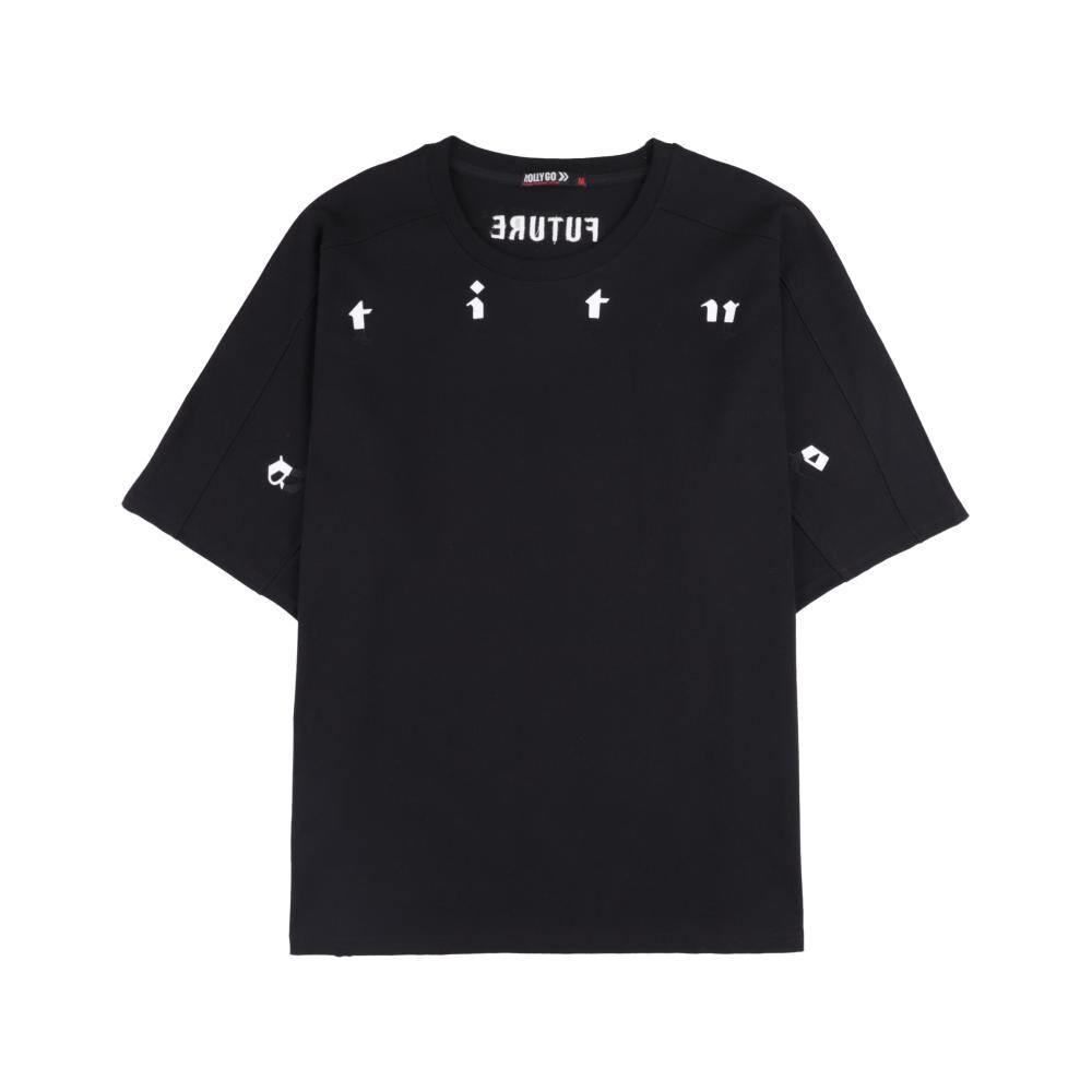 Polera Oversize Manga Corta Cuello Redondo Hombre Rolly Go image number 0.0
