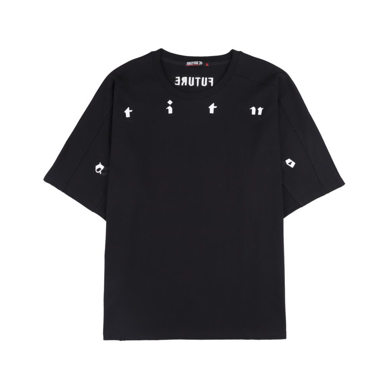 Polera Oversize Manga Corta Cuello Redondo Hombre Rolly Go image number 0.0