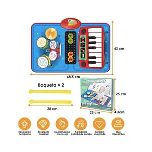 Alfombra Musical Piano Y Tambor