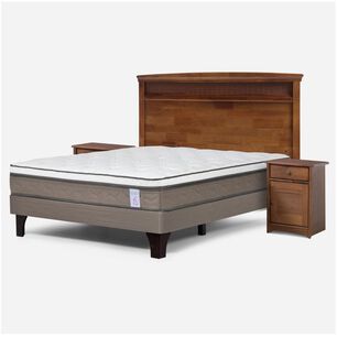 Cama Europea Rosen N Style6 2pl / 2 Plazas / Base Normal