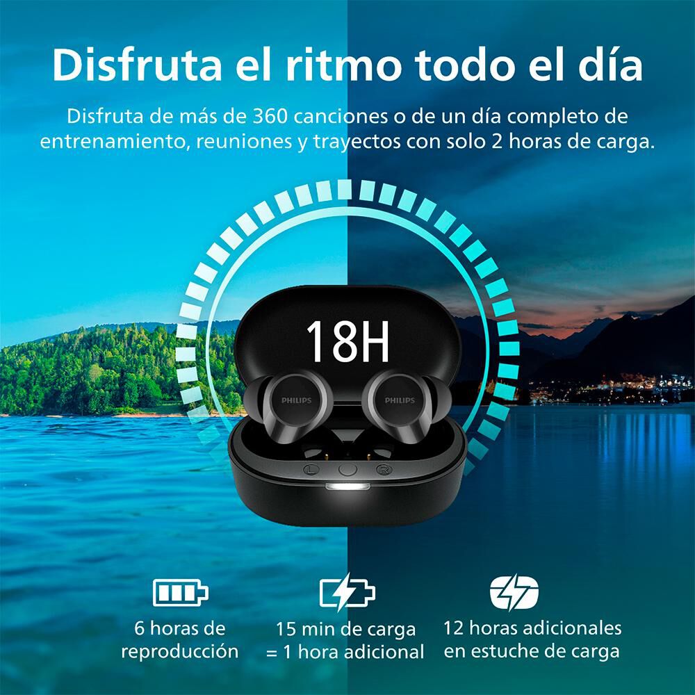 Philips TAT1209 Negro, foto 4