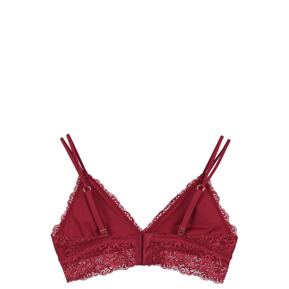 Bralette Sin Copas Ni Aros Rojo 2rios image number 4.0