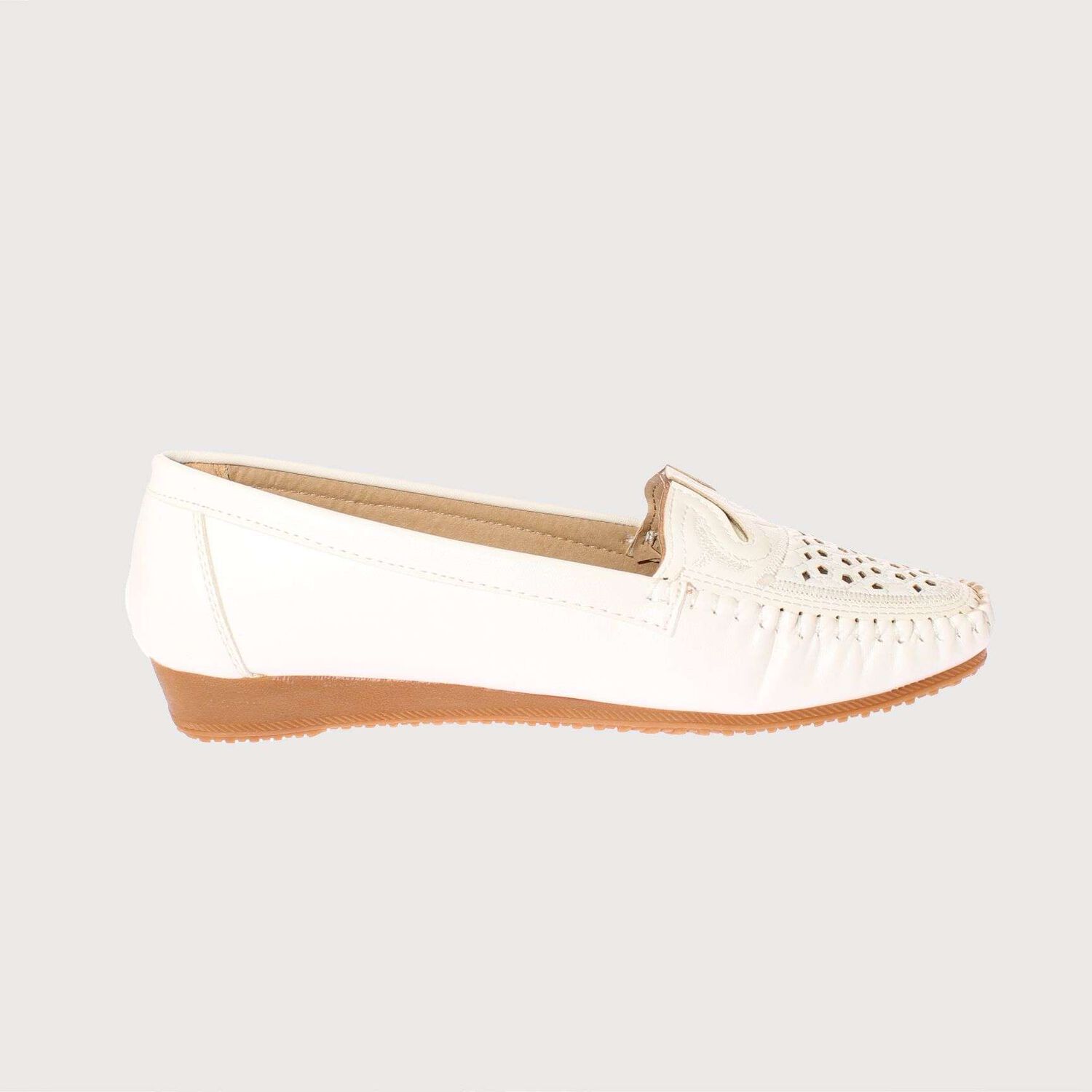 Mocas&iacute;n Blanco Marche Art. 5eh141white image number 3.0