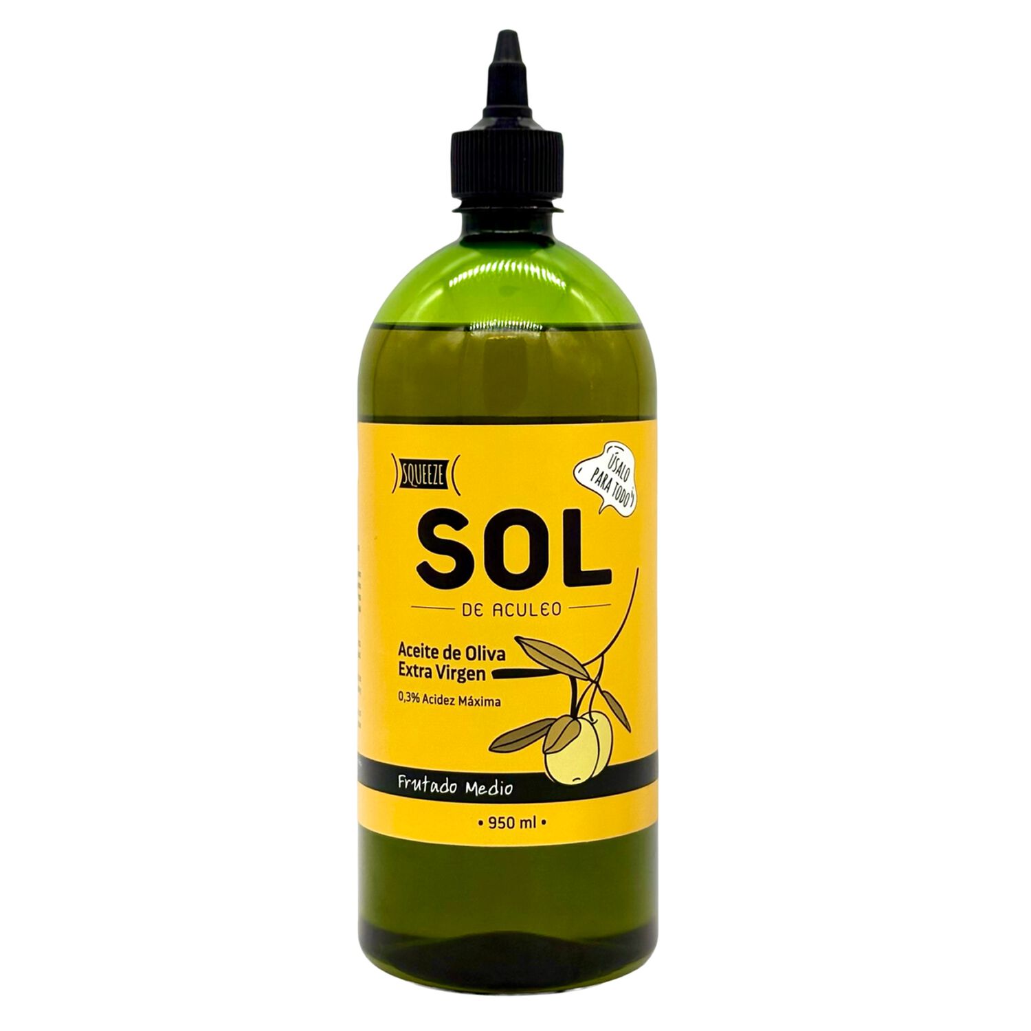 Aceite De Oliva Extra Virgen Sol De Aculeo Squeeze 1x950ml image number 0.0