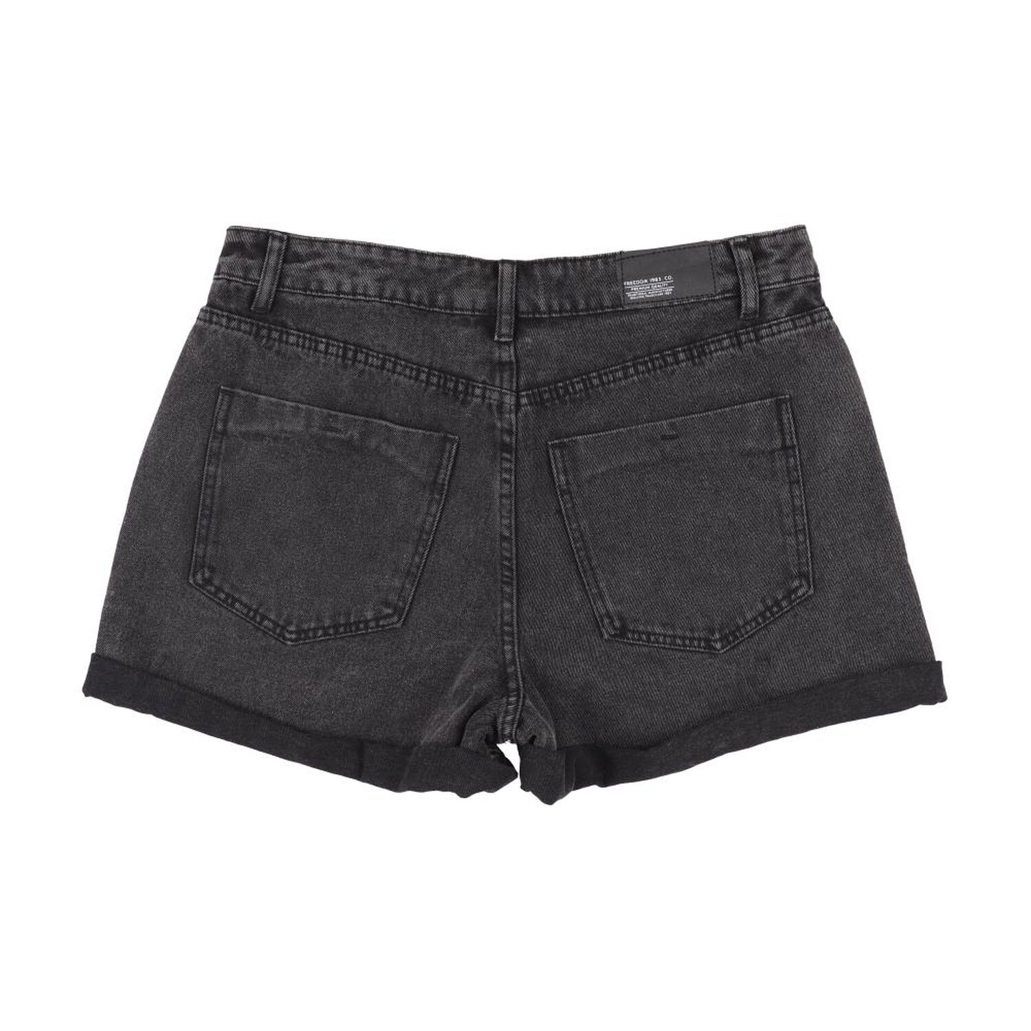 Short Basta Roll Up Tiro Alto Mom Mujer Freedom image number 1.0
