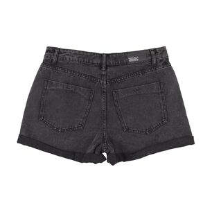 Short Basta Roll Up Tiro Alto Mom Mujer Freedom