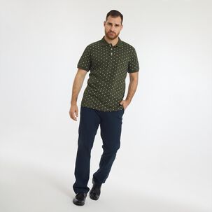 Polera Manga Corta Cuello Piqué Hombre Herald