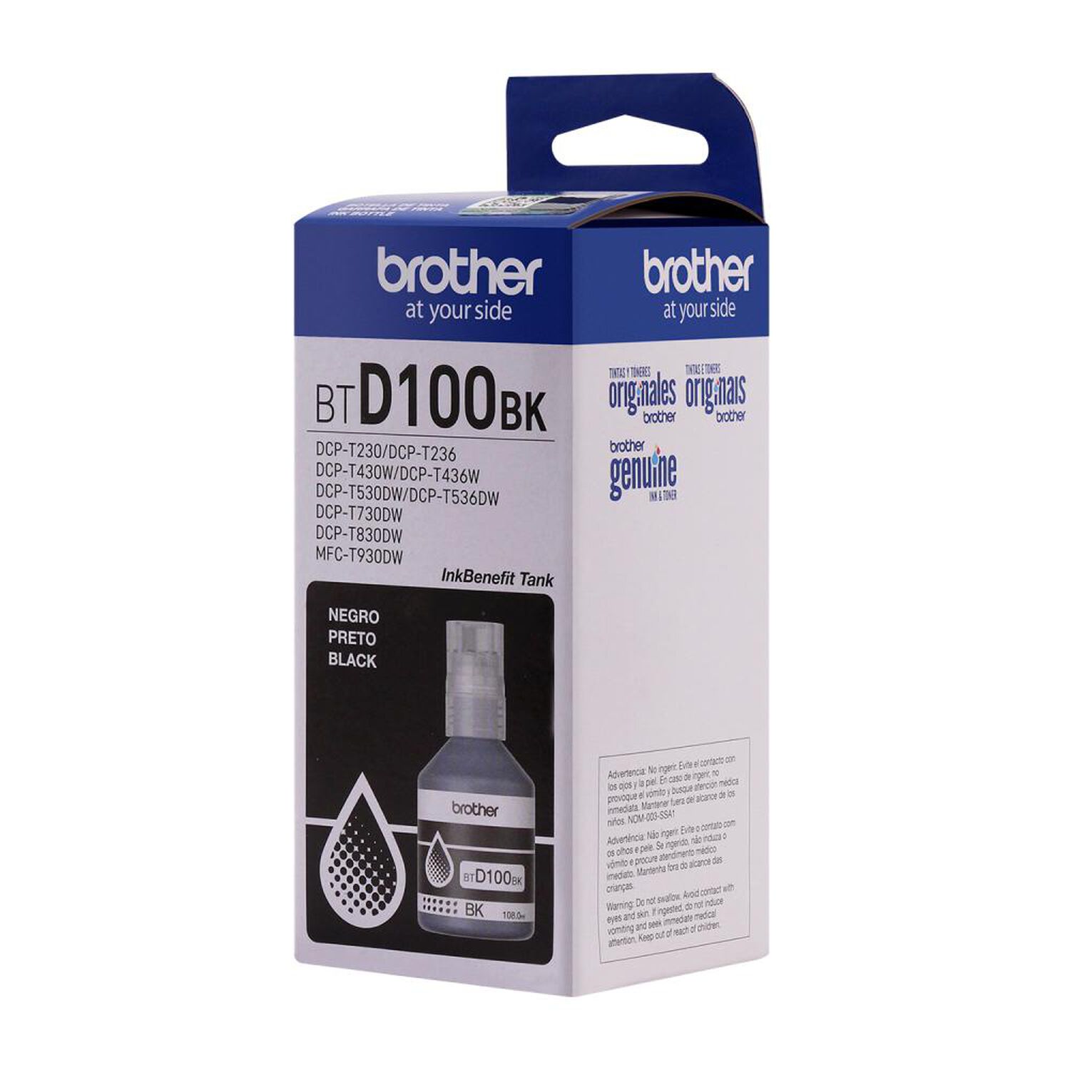 Tinta Brother BTD100BK Black image number 4.0