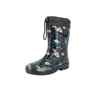 Bota De Agua Con Polar Calet Negro Bamboo