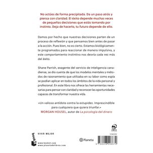 Pensar Con Claridad (tapa R&uacute;stica) - Shane Parrish | Libro